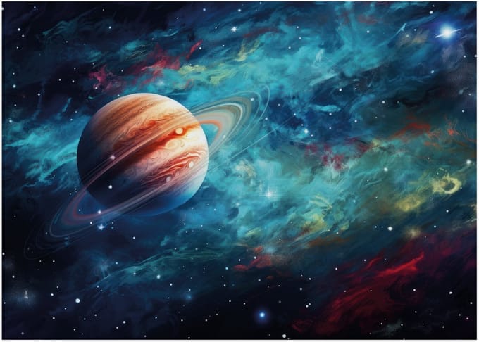 Art for the Home Canvas - Jupiter 70x50cm