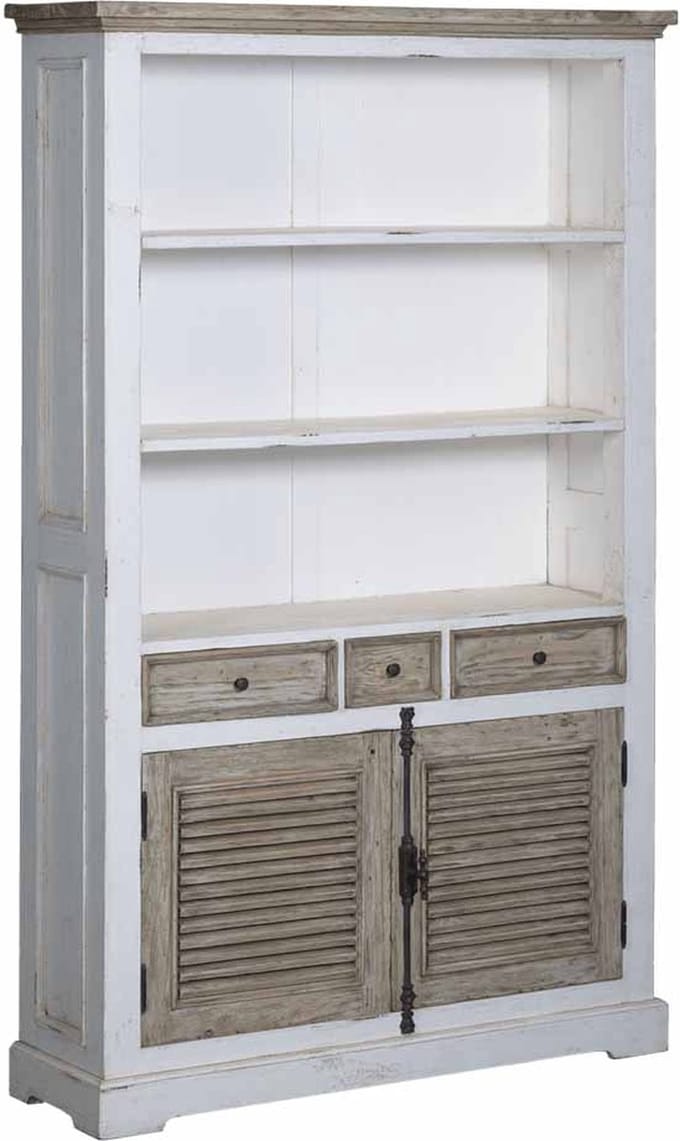 Tower Living boekenkast Amanda 120x35x190 cm grenen