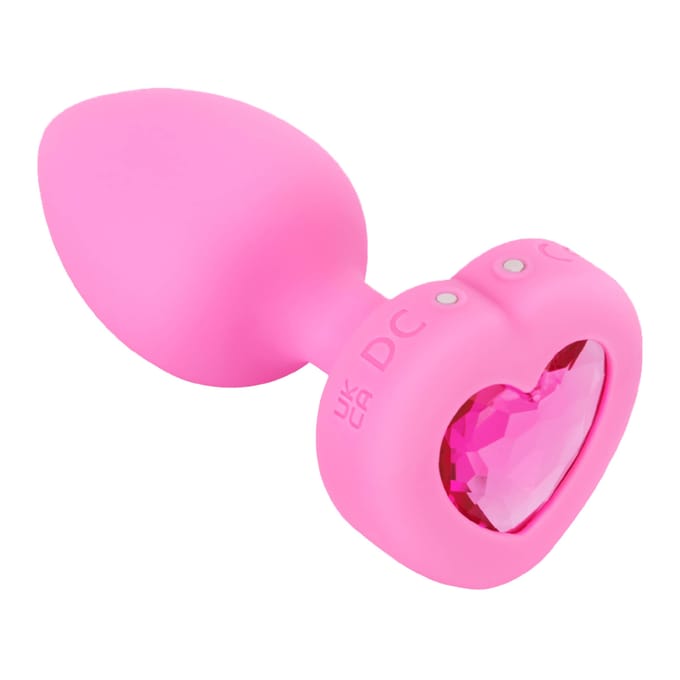 B-Vibe - Vibrerende Hartvormige Butt Plug S/M Roze