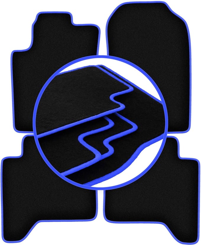 CARLUX-BLUE automatten voor: Ford Ranger pick-up (2012-2019)