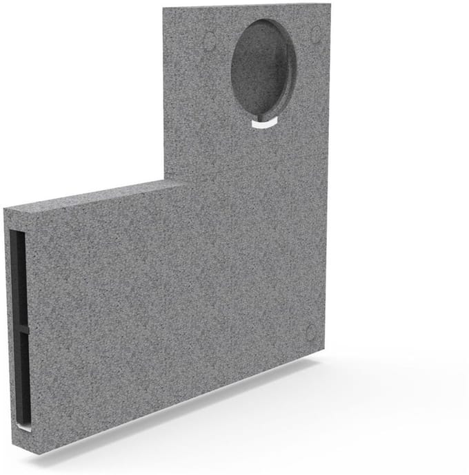 Pluggit dagkantkanaal voor iconVent 160 / 170, ICVZL60