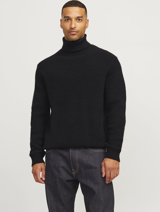JACK&JONES - RDDPAUL KNIT ROLL NECK L/S NOOS - Heren - Gebreide truien