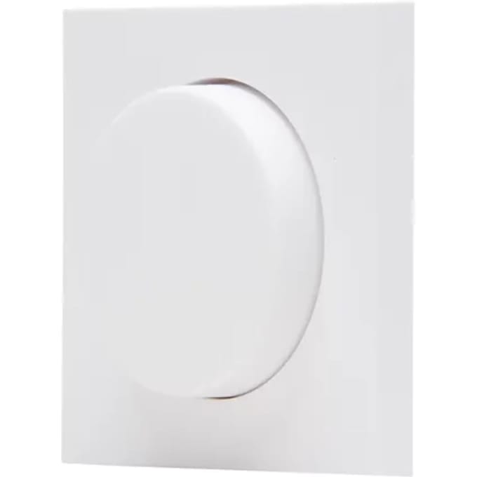 Kopp Athenis afdekking voor drukknopdimmer, arctisch wit, matte afwerking, 490632185