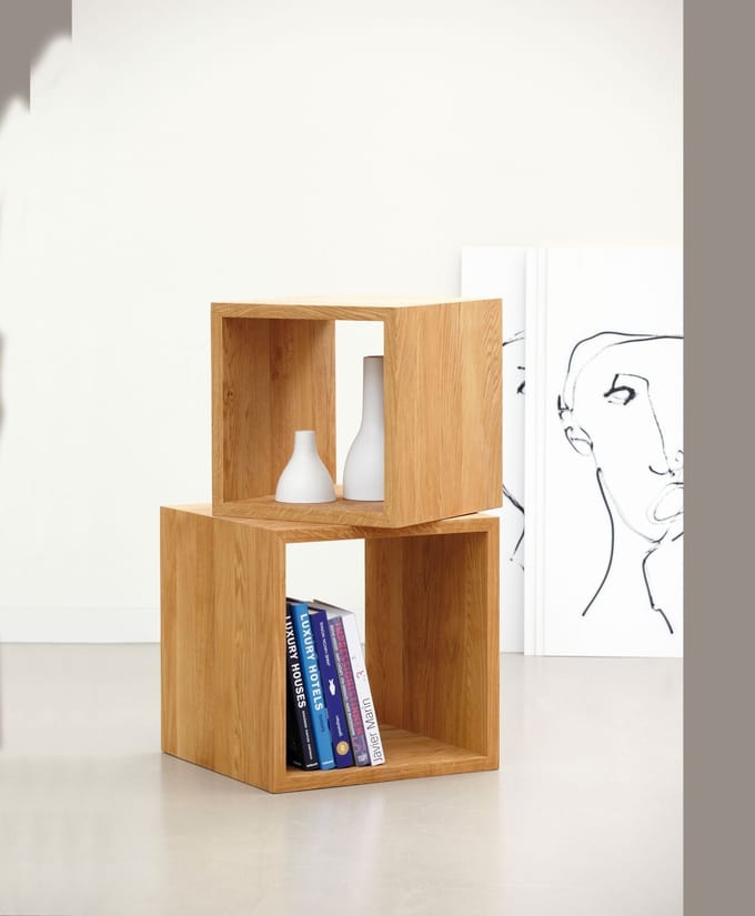 Jan Kurtz - Cubus kubus - L - Eiken - bruin