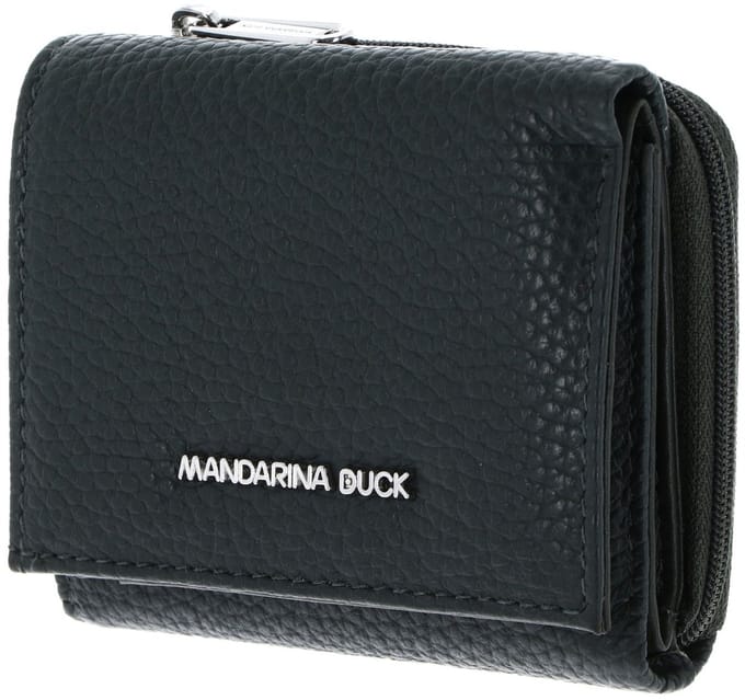 MANDARINA DUCK Leren portemonnee Mellow Wallet Pine Green donkergroen