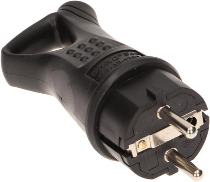 Stekker rubber waterdicht - 230V - Premium Orno