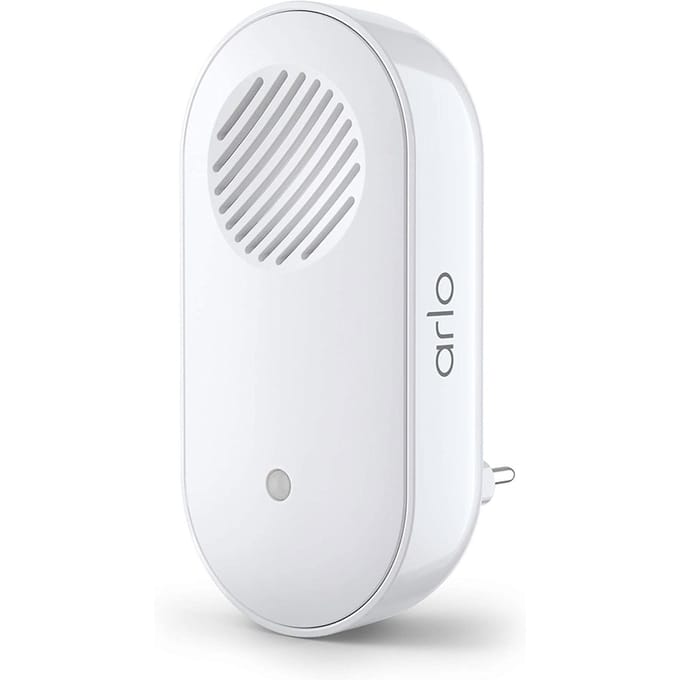 Arlo deurbel gong (chime) - Deurbel GONG - Arlo Gecertificeerd Accessoire - draadloos audio alarm, instelbare melodie, sirene - Compatible met Arlo Essential Video Deurbel (draadloos en bedraad) - AC2001-100PES
