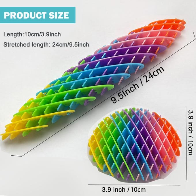 Fidget Worm Speelgoed Rekbaar Elastisch Mesh Stressverlichting Speelgoed voor Kinderen&Volwassenen 3D Telescopisch Decompressie Sensorisch Speelgoed Feestcadeaus blue