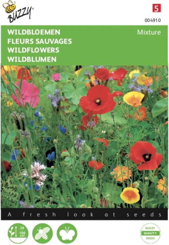 2 stuks - Buzzy - Wildbloemen Mengsel