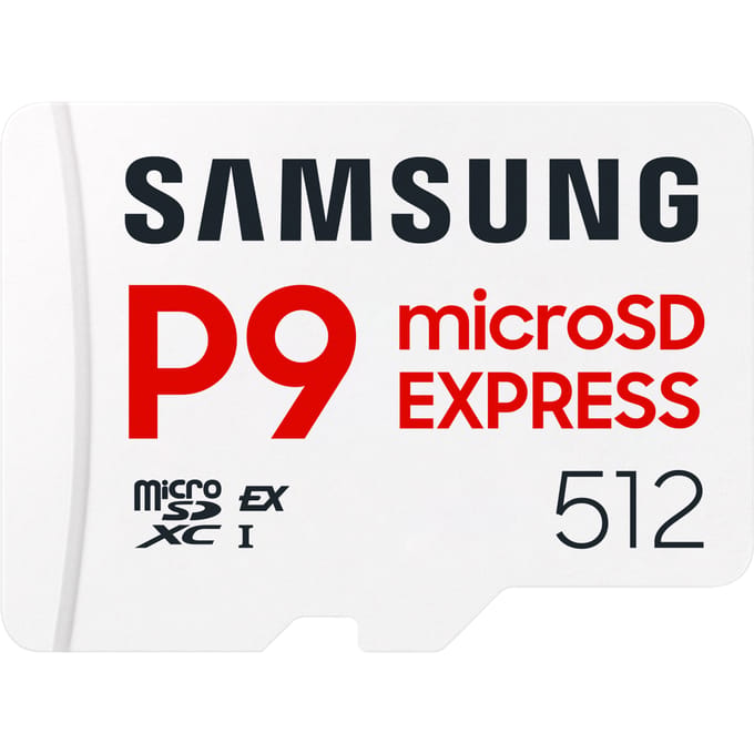 Samsung P9 Express microSDXCâ¢ Express Card 512GB White