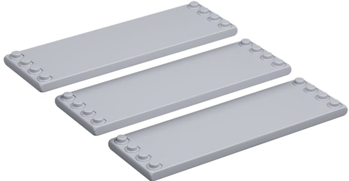 Baksteen junior plank 3 stuks - Marioinex - vanaf 24 maanden