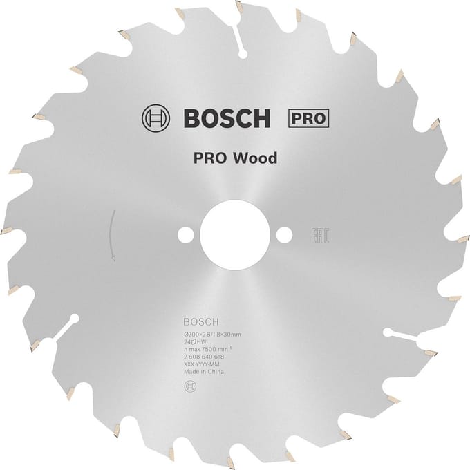 Bosch RUNDSAVKL.OPTILINE 200X2.8X30MM 24T