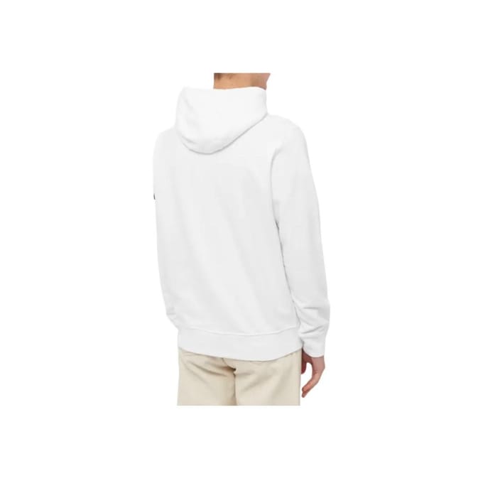 Stone Island FW22 Effen Kleur Applicatie Pullover Sweatshirt Heren sweatshirt Wit 771564120-V0001 L white