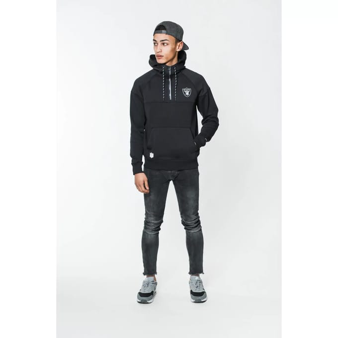Sweat   capuche New Era  tech series 1/2 zip Oakland Raiders