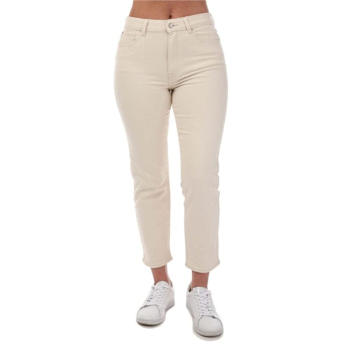 Levis Stretchjeans met hoge taille voor dames (Gebroken wit)