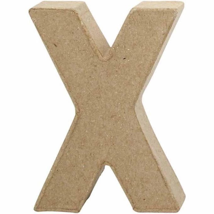 Creativ Company Letter Papier-mache Small - X