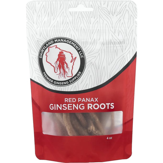 Dairyland Ginseng, Rode Ginsengwortel, 4oz white