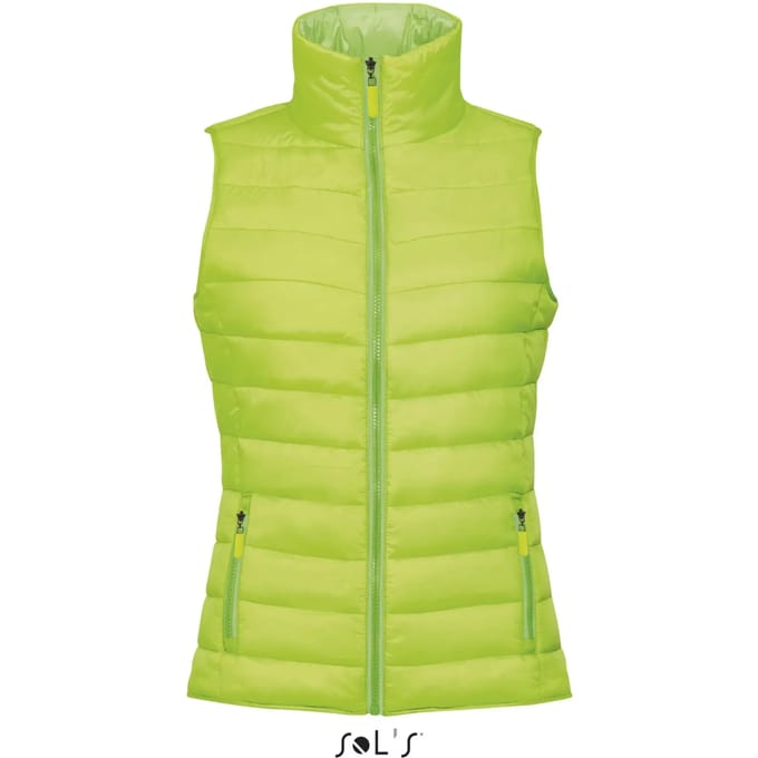 SOL'S Women´s Lightweight Bodywarmer Wave L01437 - Neon Lime - XXL