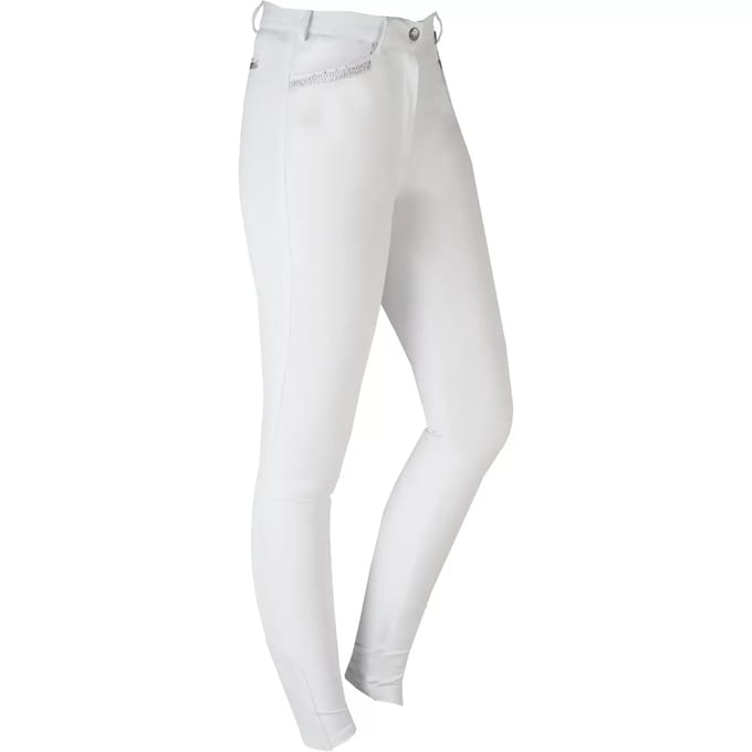 Horka Rijbroek Alexa Dames Micropolyester Wit Maat 44