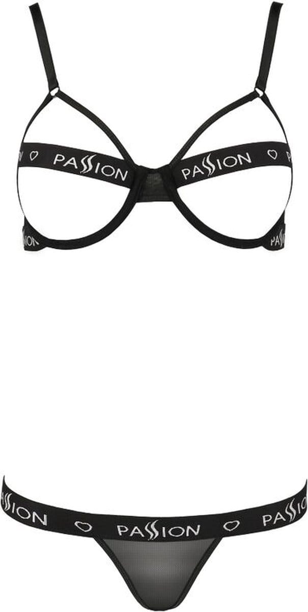 PASSION WOMAN SETS | Passion Kyouka Two Pieces Set - Black S/m
