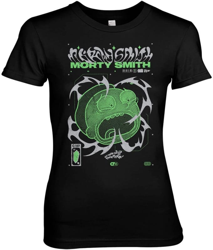 Rick and Morty T-shirt Morty Smith Lab Girly Tee WB-5-RM012-H49-17