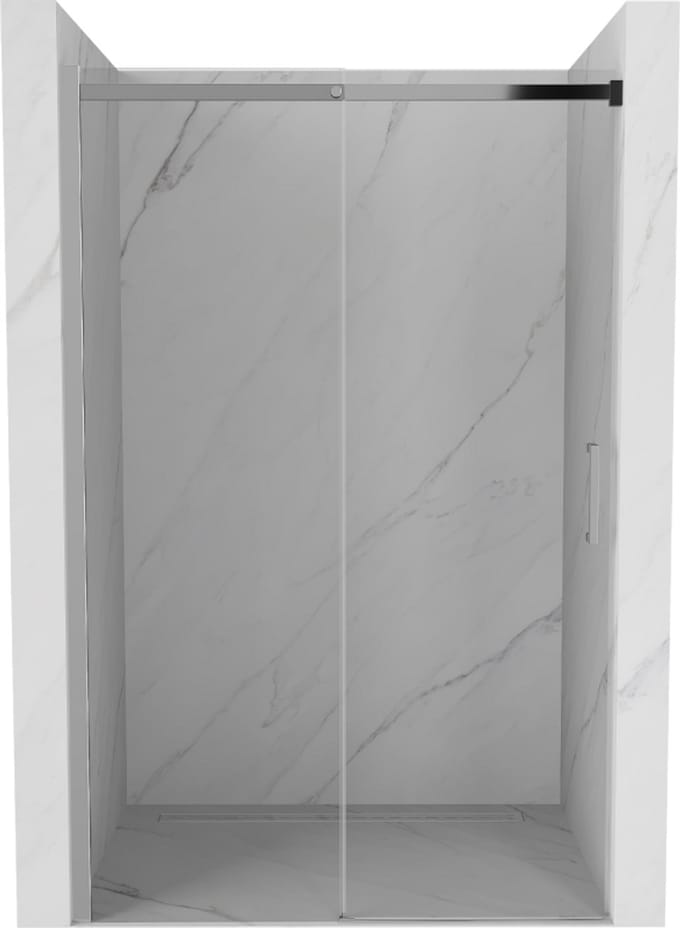 Mexen Omega schuifbare douchedeur 140 , transparant, chroom - 825-140-000-01-00