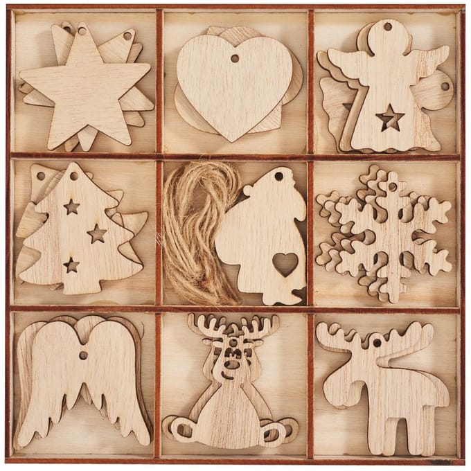 VBS Decoratieve hanger "Heartfelt" in houten doos