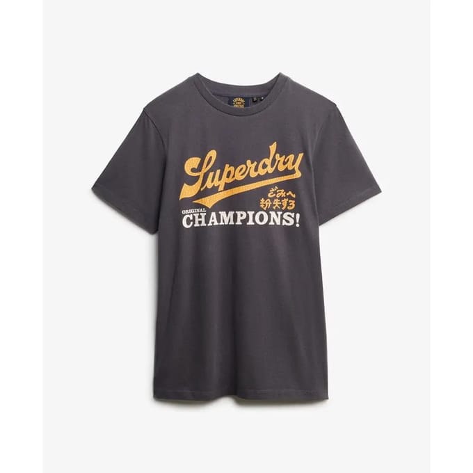 Superdry - Athletic T-shirt met relaxte pasvorm - Heren - T-shirts