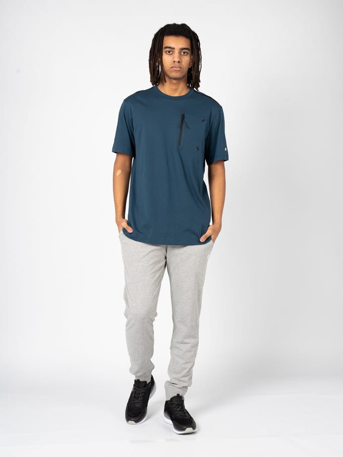 Champion T-Shirt Mannen blauw