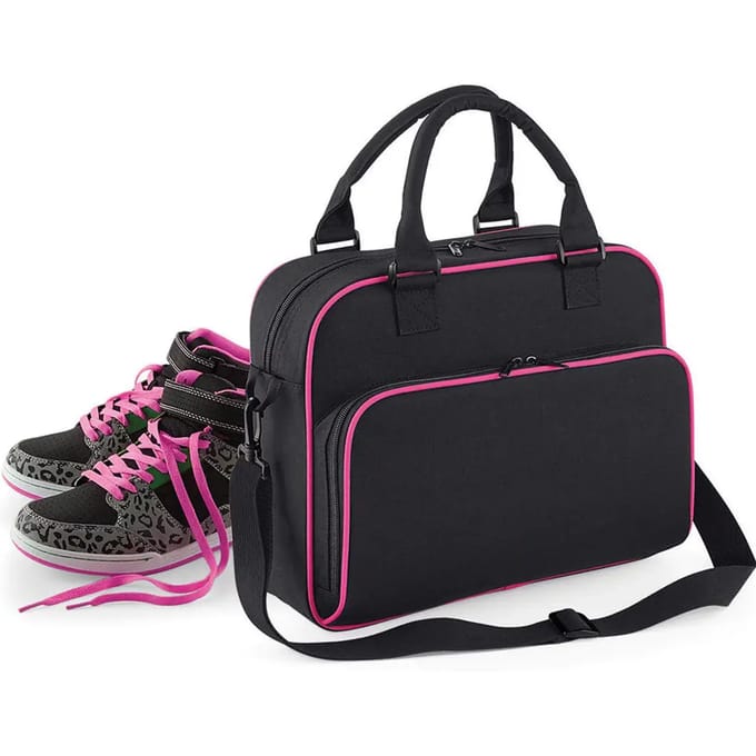 Bagbase Junior Dance Bag Black/Fuchsia 15 Liter
