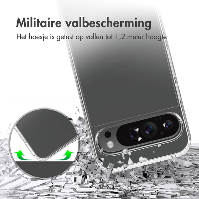 Accezz Hoesje - Geschikt voor Google Pixel 9 Pro XL - Xtreme Impact Backcover 2.0 - Transparant