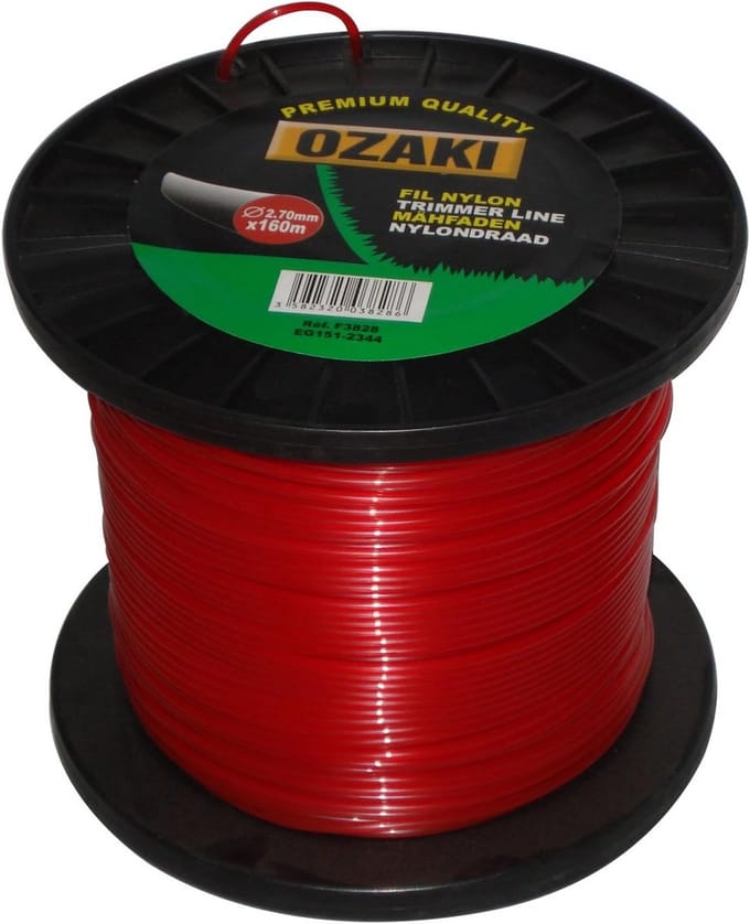 Ronde Nylon Touw Spoel op Rol - Zwart