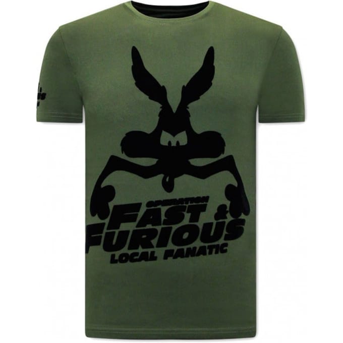 Grappige t shirts Mannen - Fast and Furious - Groen
