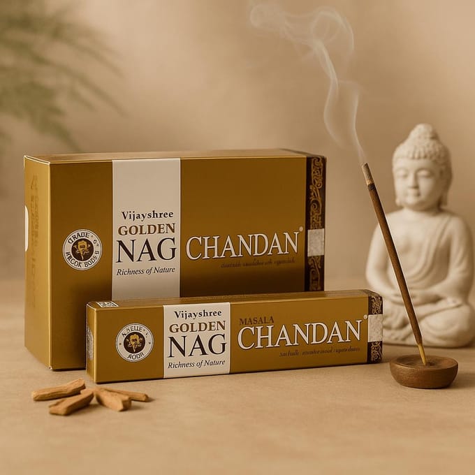 Vijayshree Golden Nag Chandan wierook stokjes