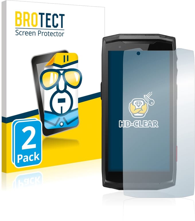 BROTECT - Screenprotector voor Crosscall Core-M5 - Folie Beschermfolie transparant 2 Stuks