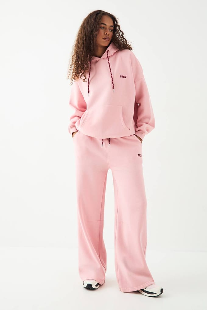 Dames DSGN Studio Sport Oversized Hoodie | Pink | Maat: Small
