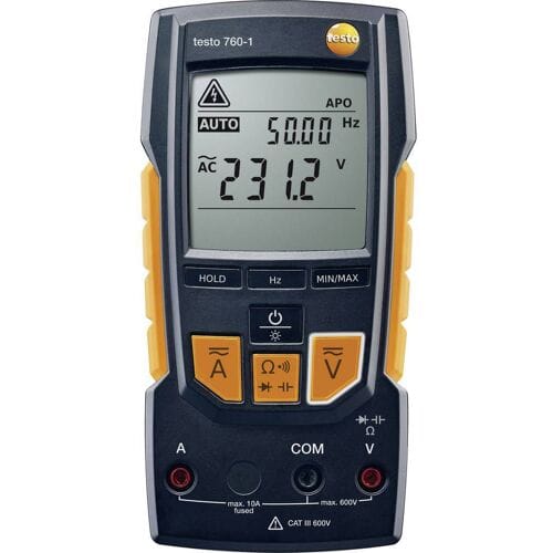 testo 760-1 Multimeter Digitaal CAT III 600 V, CAT IV 300 V Weergave (counts): 4000