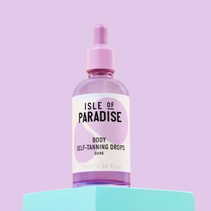 Isle Of Paradise Body Self-Tanning Drops Dark 75 ml