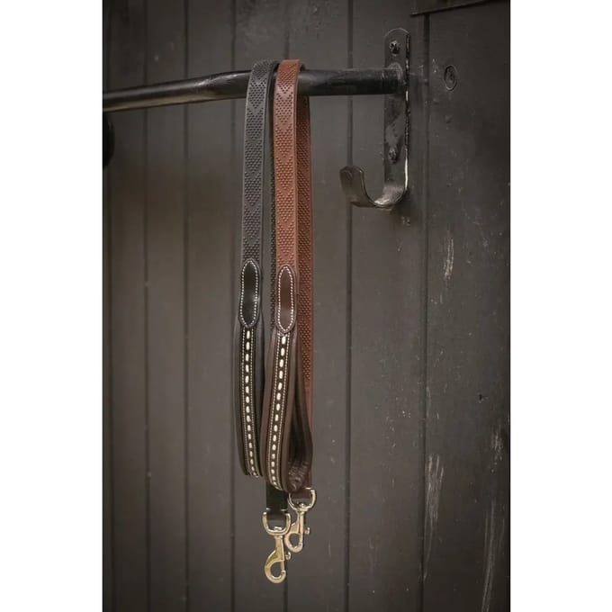 Leren hondenriem Penelope Rubber