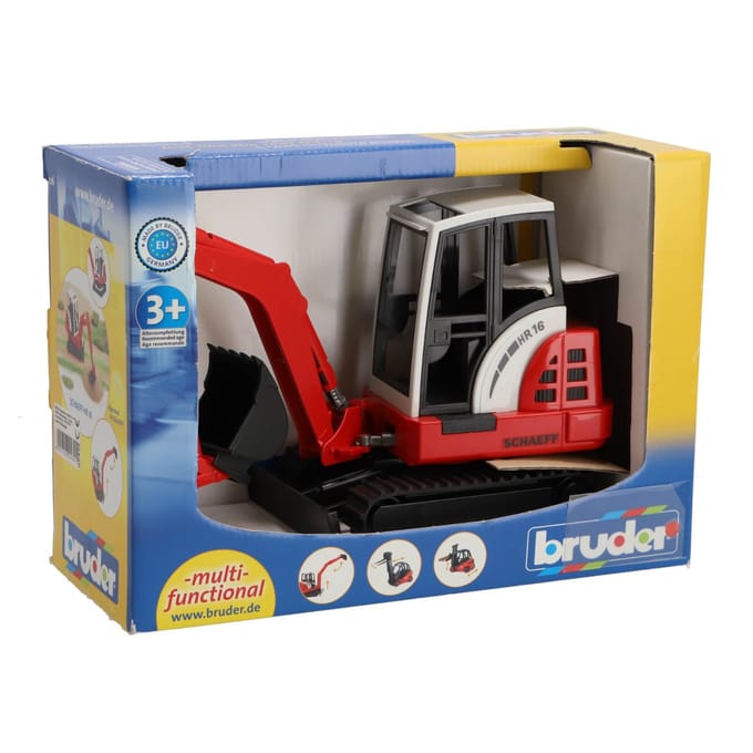 Bruder Mini graafmachine Schaeff HR16 Voertuigen Speelgoed voertuigen Diverse speelgoedvoertuigen