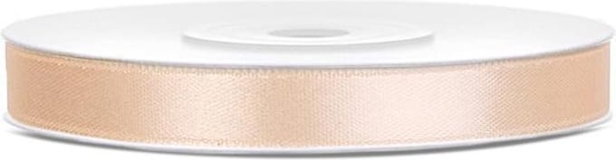 Partydeco - Satijn lint cream 6mm/rol 25m