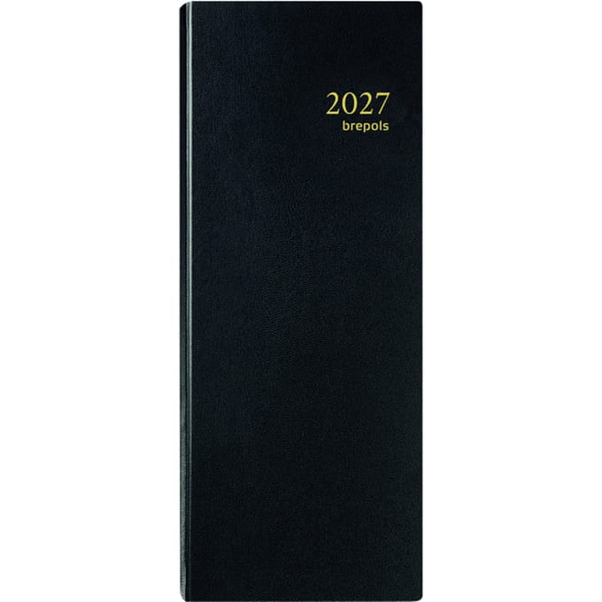 Agenda 2027 Brepols Saturnus Lima 1dag/2pagina's zwart