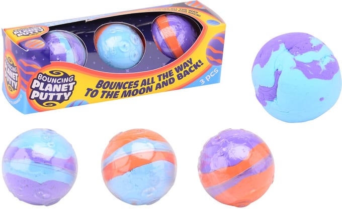 John Toy Bouncing planeten putty set a 3