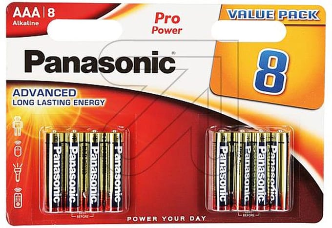 Panasonic Pro Power Micro LR03PPG 8-pack