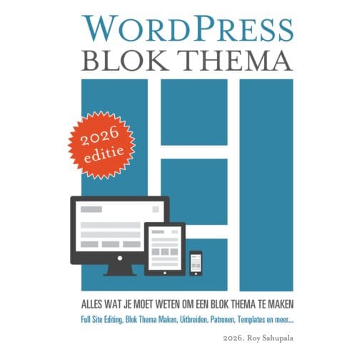 Wordpress Blok Thema - Roy Sahupala