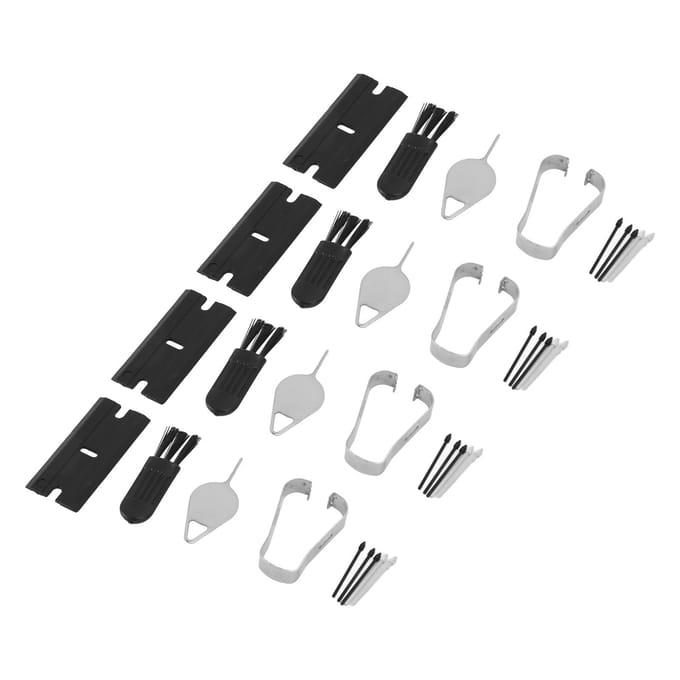 4 Sets Styluspunten voor Galaxy Tab S9 S9+Plus S9 Ultra S9 FE Soepele Stylus Vervangingspunten Zwart veelkleurig