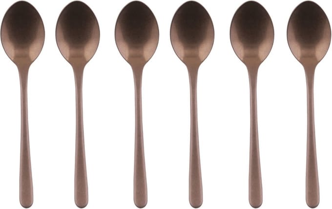 Theelepel Sambonet Taste PVD Vintage Copper (6-delig)