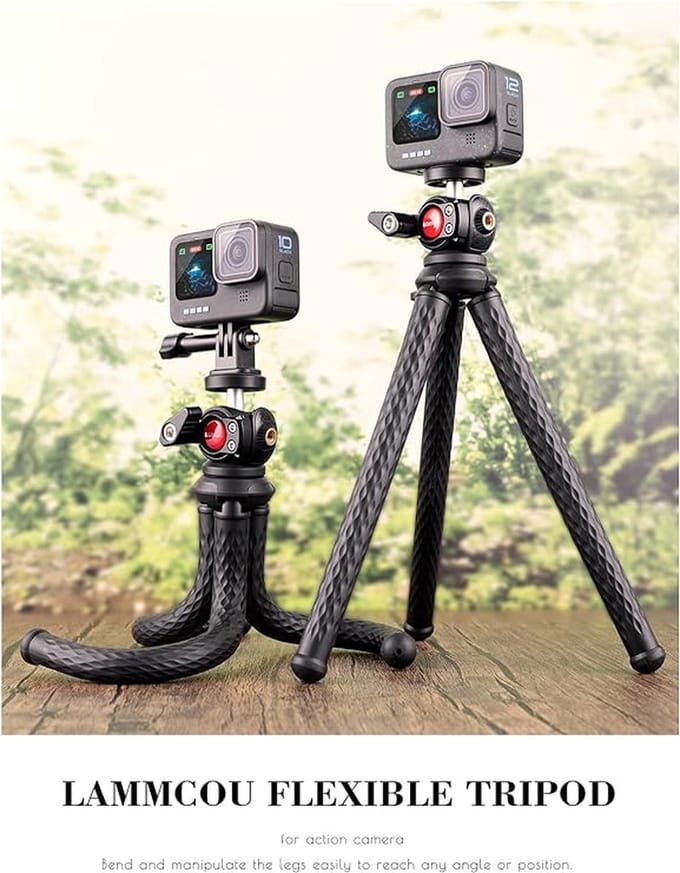 camera statief - camerastatief van aluminium, draagbaar, verbeterd smartphonestatief