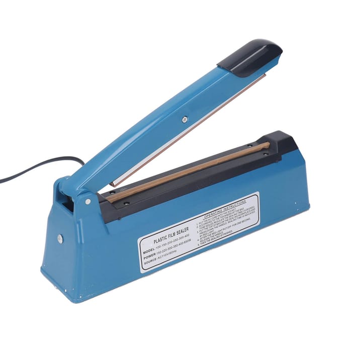 Handmatige Heatsealer 200 Type 2mm Plastic Zak Handpers Heatsealmachine black