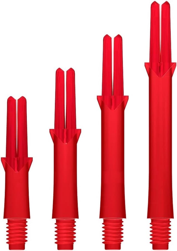 Dart Schachten - Dart Accessoires - Precisie Darten - Geïntegreerde Vluchtbeschermers - Extra Kort - Rood